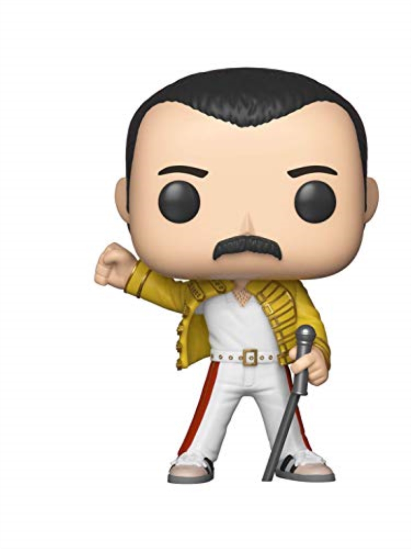 FUNKO ACTION FIGURES FUNKOPOP ROCKS: QUEEN FREDDY MERCURY WEMBLEY 1986